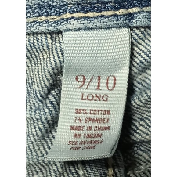 Aeropostale Jeans Womens Size 9 / 10 Long Hailey Skinny Flare Low Rise Stretch B - Picture 12 of 14